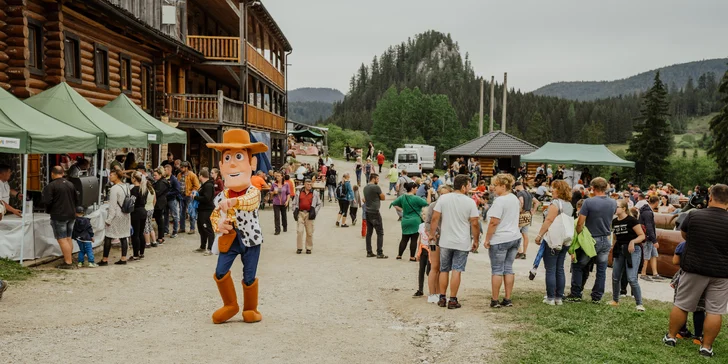 4-hodinový prenájom rozprávkových maskotov na detské oslavy