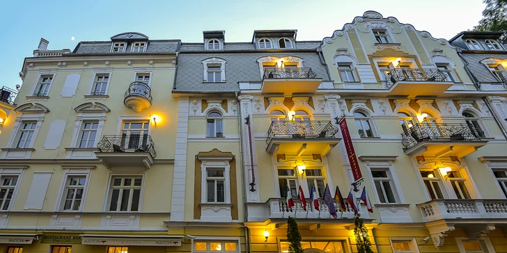 Prvotriedny relax v Mariánskych Lázňach: polpenzia a wellness