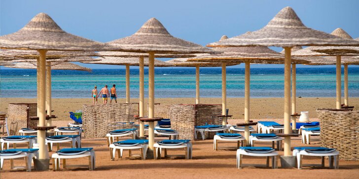 All inclusive dovolenka v Egypte: 4* rezort pri pláži, bazény, animačné programy