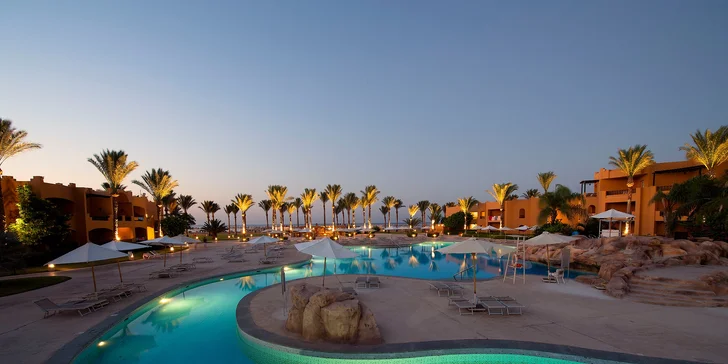 All inclusive dovolenka v Egypte: 4* rezort pri pláži, bazény, animačné programy