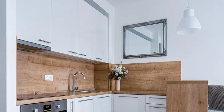 Apartmány Ambiente priamo v centre Starého Mesta: plne vybavená kuchyňa, doplnkové služby