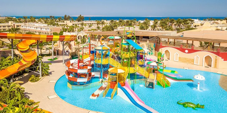 All inclusive dovolenka v Hurghade: letenka, 4 * hotel pri pláži a aquapark