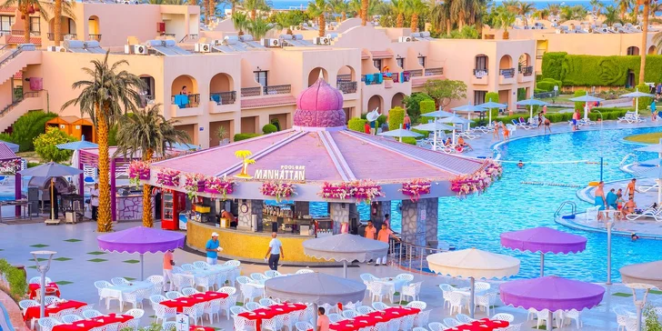 All inclusive dovolenka v Hurghade: letenka, 4 * hotel pri pláži a aquapark