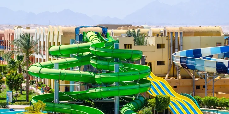 All inclusive dovolenka v Hurghade: 5 * hotel na pláži, aquapark, animačný program