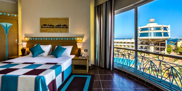 Dovolenka v 4* hoteli s all inclusive a privátnou plážou v centre obľúbeného letoviska Hurghada