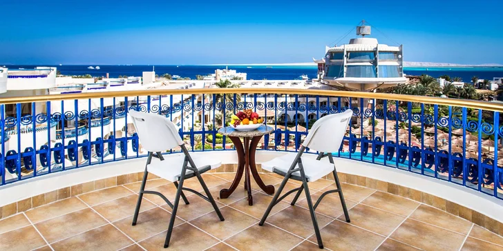 Dovolenka v 4* hoteli s all inclusive a privátnou plážou v centre obľúbeného letoviska Hurghada