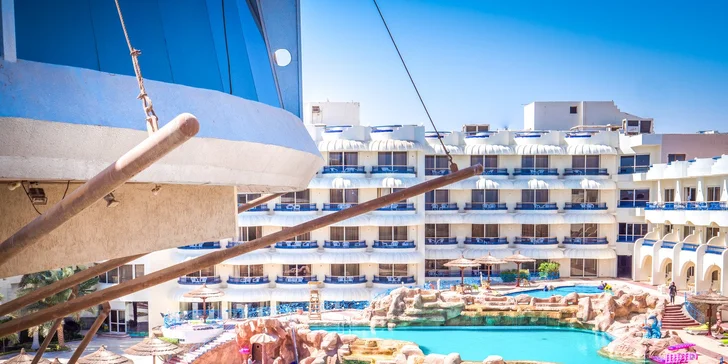 Dovolenka v 4* hoteli s all inclusive a privátnou plážou v centre obľúbeného letoviska Hurghada