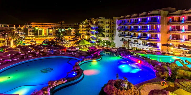 Dovolenka v 4* hoteli s all inclusive a privátnou plážou v centre obľúbeného letoviska Hurghada