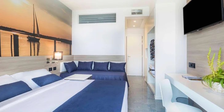 Letná dovolenka v Bibione: 3* hotel len 50 m od mora, s bazénom a raňajkami