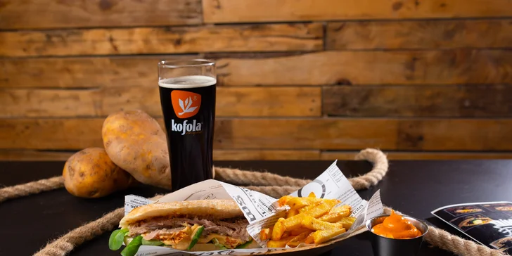 Street food Fryday: belgické hranolčeky, trhané bravčové i hovädzie mäsko či flaguette menu