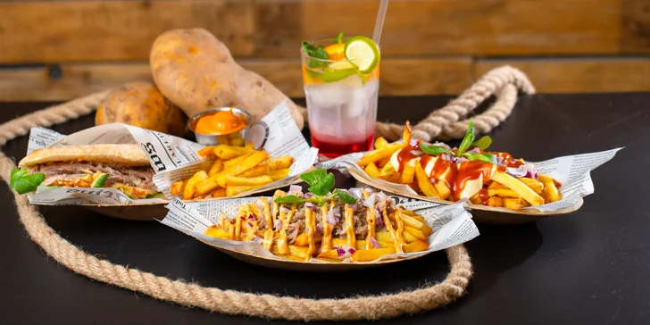 Street food Fryday: belgické hranolčeky, flaguette menu či trhané bravčové mäsko
