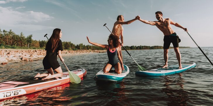 Paddleboarding na Liptovskej Mare: Požičanie paddleboardu či výlet s inštruktorom