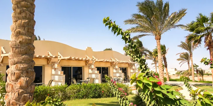 Letecky do Hurghady: 4 * hotel pri pláži, bazén a all inclusive