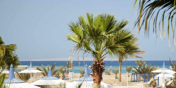 Letecky do Hurghady: 4 * hotel pri pláži, bazén a all inclusive