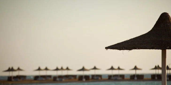 Letecky do Hurghady: 4 * hotel pri pláži, bazén a all inclusive