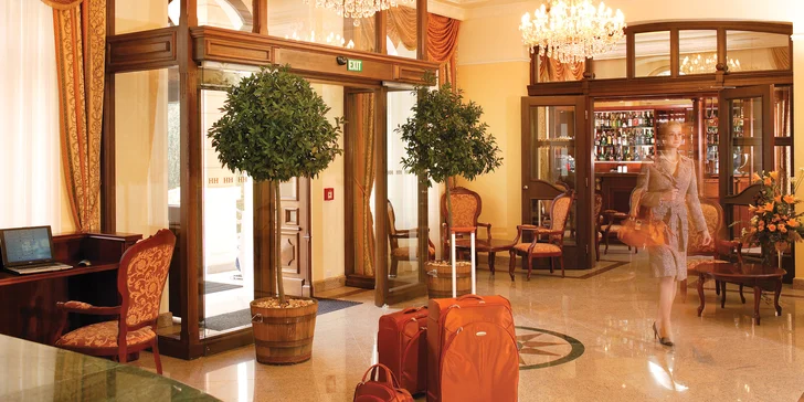 4* relax v Karlových Varoch: raňajky či polpenzia, wellness aj procedúry