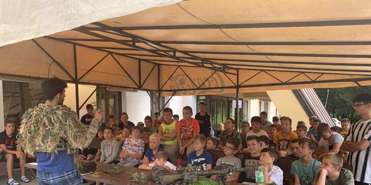 Akčný airsoftový detský tábor Légia: ako na bojovom poli