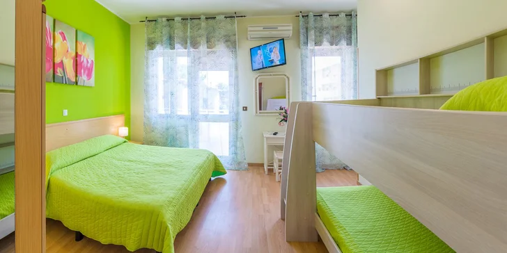 Dovolenka v talianskom letovisku Lignano Sabbiadoro: 3* hotel s raňajkami, 250 m od pláže