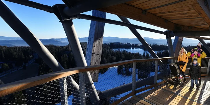 Vstupy na vyhliadkovú vežu TATRAS TOWER pri Štrbskom plese