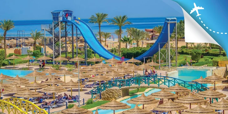 All inclusive dovolenka v Hurghade: 5 * hotel na pláži, aquapark, animačný program