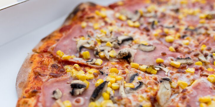 Pizza podľa vlastného výberu z 13 druhov - osobný odber