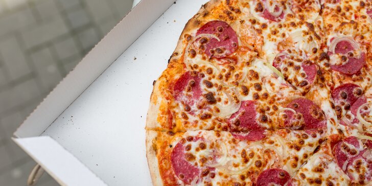 Pizza podľa vlastného výberu z 13 druhov - osobný odber