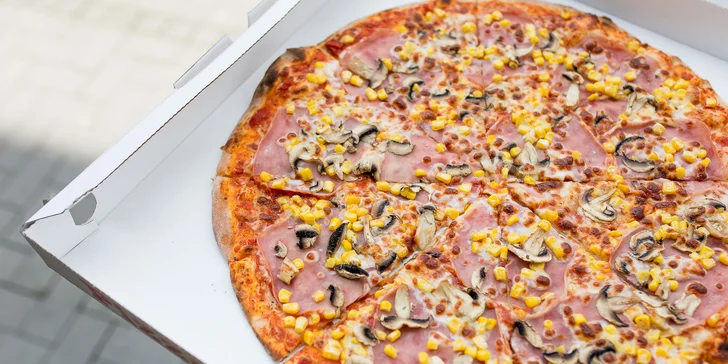 Malá či veľká pizza podľa vlastného výberu – osobný odber i donáška zdarma