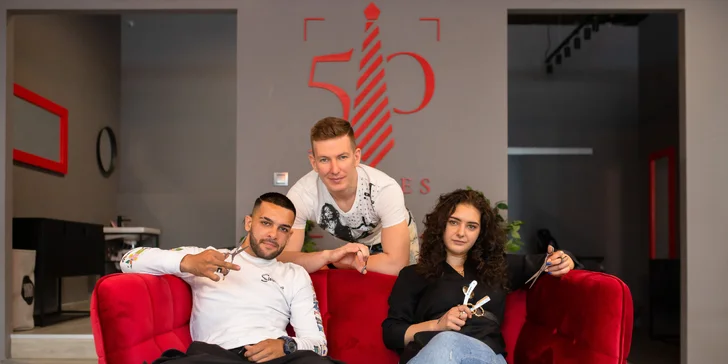 Pánsky strih, úprava brady s masážou či špeciálny kombo balíček v 50 SHADES