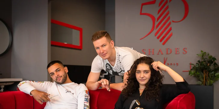 Pánsky strih, úprava brady s masážou či špeciálny kombo balíček v 50 SHADES