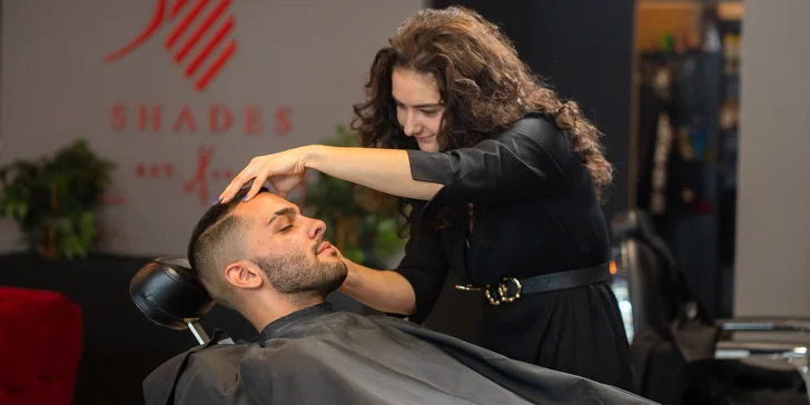 Pánsky strih, úprava brady s masážou či špeciálny kombo balíček v 50 SHADES