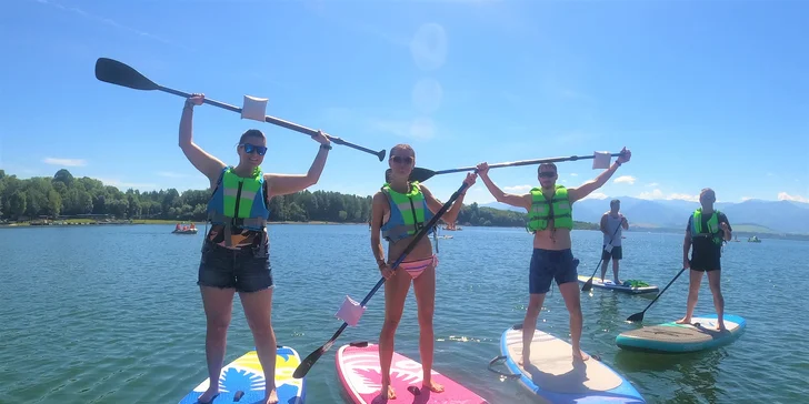 Paddleboarding na Liptovskej Mare: Požičanie paddleboardu či výlet s inštruktorom
