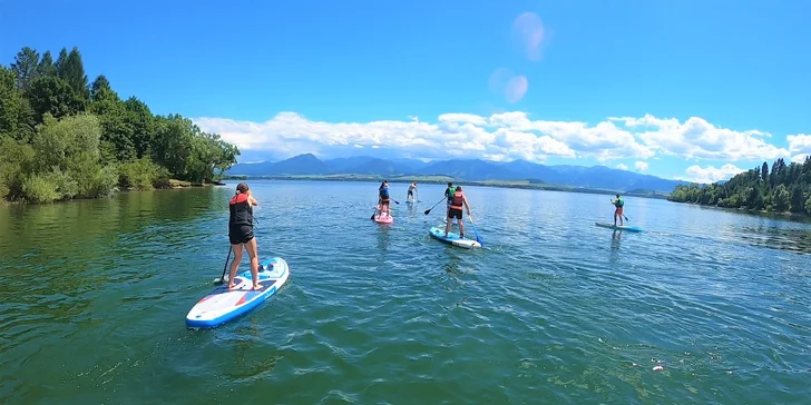 Paddleboarding na Liptovskej Mare: Požičanie paddleboardu či výlet s inštruktorom