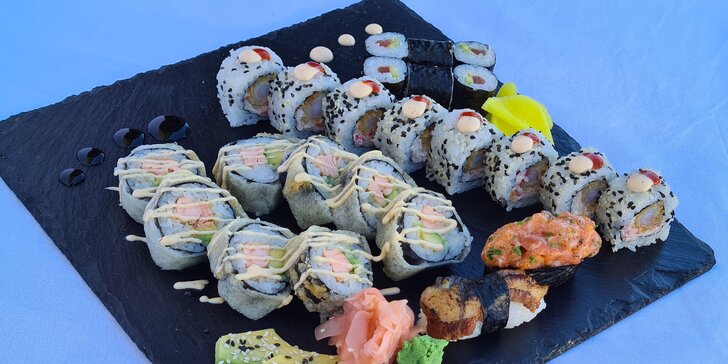 Degustačný sushi set pre 2 osoby – donáška v rámci Nitry zadarmo!