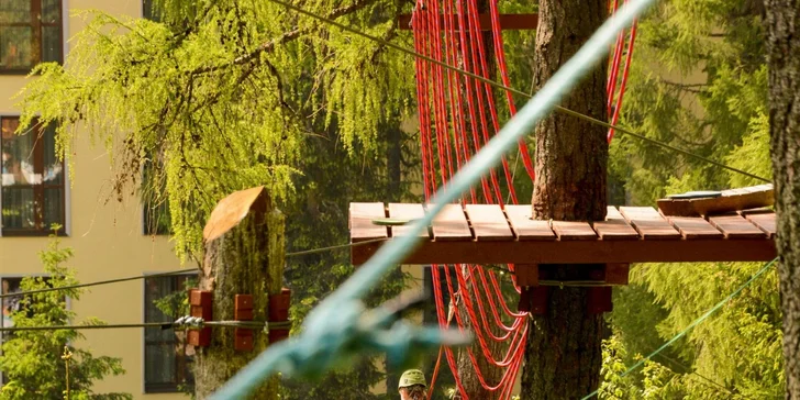 Veveričí lanový park na Štrbskom Plese - zážitok pre celú rodinu