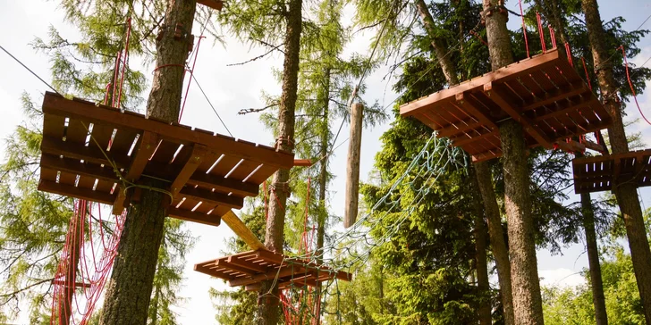 Veveričí lanový park na Štrbskom Plese - zážitok pre celú rodinu