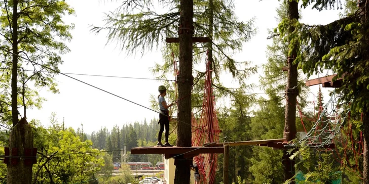 Veveričí lanový park na Štrbskom Plese - zážitok pre celú rodinu