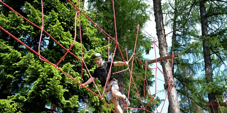 Veveričí lanový park na Štrbskom Plese - zážitok pre celú rodinu