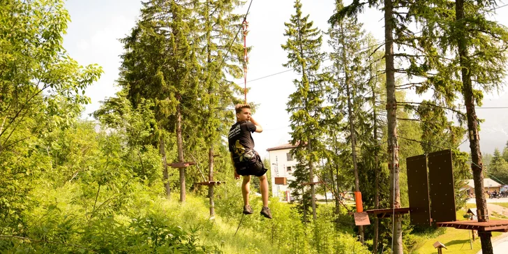 Veveričí lanový park na Štrbskom Plese - zážitok pre celú rodinu