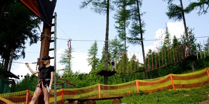 Veveričí lanový park na Štrbskom Plese - zážitok pre celú rodinu