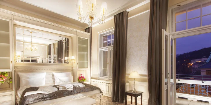 5* pobyt v Karlových Varoch: raňajky či polpenzia, neobmedzený wellness aj kúpeľné procedúry