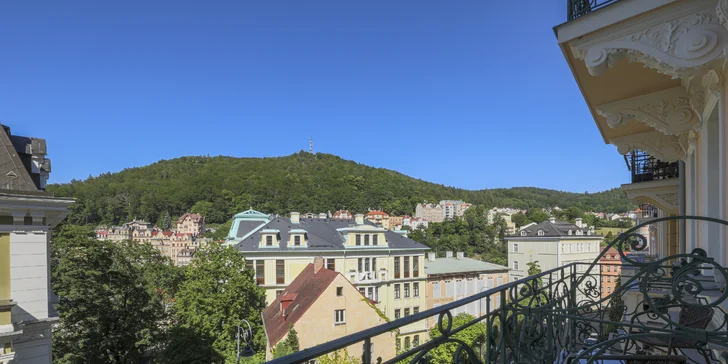 5* pobyt v Karlových Varoch: raňajky či polpenzia, neobmedzený wellness aj kúpeľné procedúry