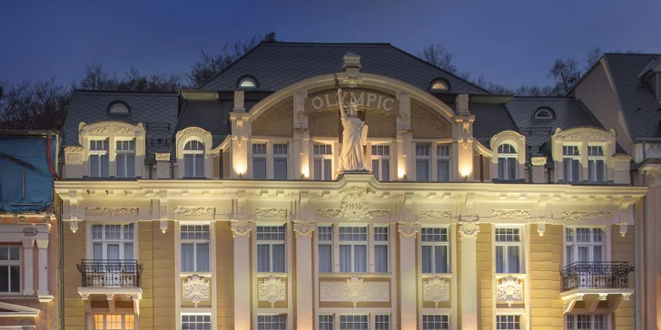 5* pobyt v Karlových Varoch: raňajky či polpenzia, neobmedzený wellness aj kúpeľné procedúry