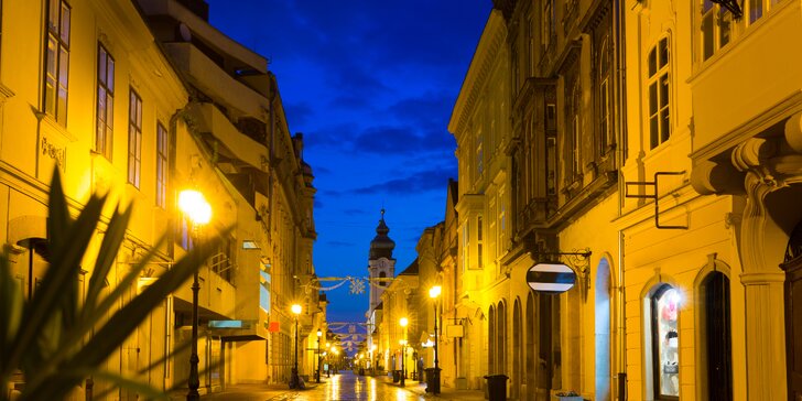 Oddych v barokovom meste Győr s neobmedzeným wellness a kúpeľmi Rába-Quelle