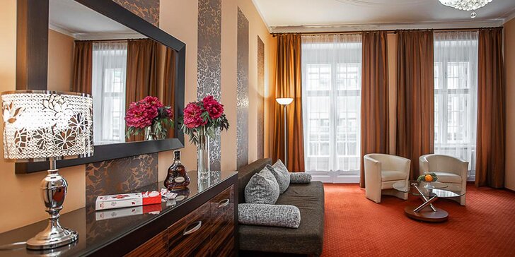 Dovolenka v centre Karlových Varov: apartmán s raňajkami aj kozmetické ošetrenie