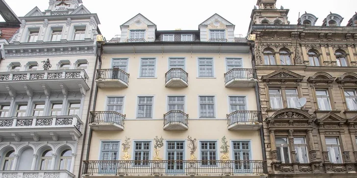 Dovolenka v centre Karlových Varov: apartmán s raňajkami aj kozmetické ošetrenie