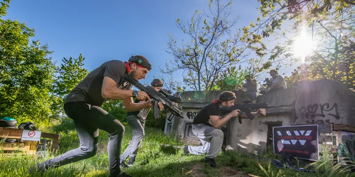 Zahrajte si laser game vo vonkajšom prostredí v okolí vojenského bunkra