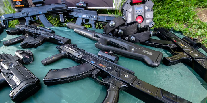 Zahrajte si laser game vo vonkajšom prostredí v okolí vojenského bunkra