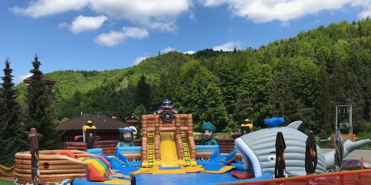 Aktívna rodinná dovolenka v nových apartmánoch Humno vo Valči s množstvom atrakcií v novom, úžasnom detskom parku YETI LAND