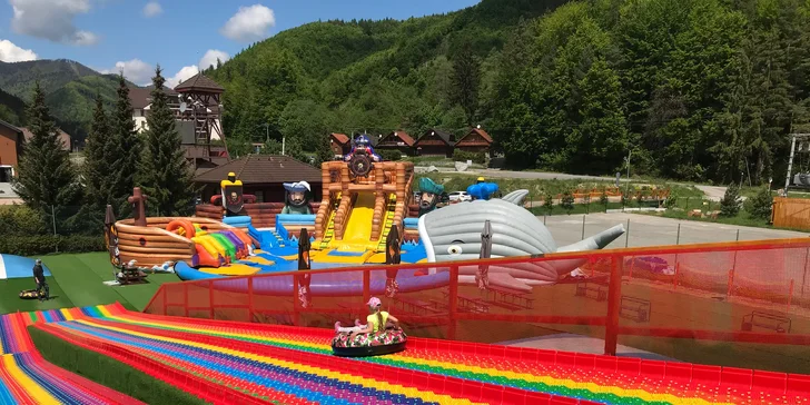 Aktívna rodinná dovolenka v nových apartmánoch Humno vo Valči s množstvom atrakcií v novom, úžasnom detskom parku YETI LAND