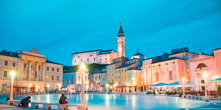 Víkendové kúpanie v chorvátskom Poreči: historické centrum mesta, pláž i aquapark